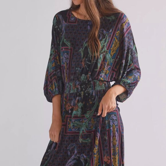 Anthropologie x Daily Practice Dolman Sleeved Maxi Dress - Size Small - Picture 2 of 10